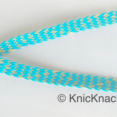 Blue Braid Trim, Approx. 8mm wide, Upholstery Trim